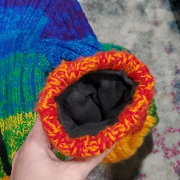 Kyber 100% Wool Rainbow Coat  - Picture 5 of 16